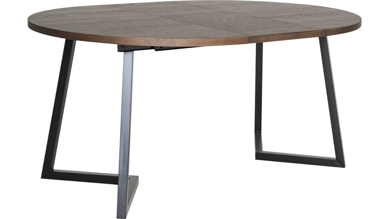 Matbord Brisjö inkl 2 Tillägg Ø120 - 200 cm - Brun - Möbler - Matplats - Matbord & köksbord
