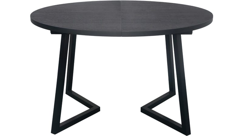 Matbord Brisjö inkl 2 Tillägg Ø120 - 200 cm - Svart - Möbler - Matplats - Matbord & köksbord
