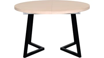 Matbord Brisjö inkl 2 Tillägg Ø120 - 200 cm - Vitpigmenterad - Möbler - Matplats - Matbord & köksbord