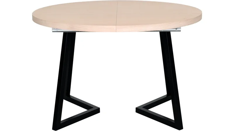 Matbord Brisjö inkl 2 Tillägg Ø120 - 200 cm - Vitpigmenterad - Möbler - Matplats - Matbord & köksbord