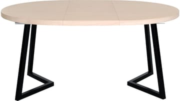 Matbord Brisjö inkl 2 Tillägg Ø120 - 200 cm - Vitpigmenterad - Möbler - Matplats - Matbord & köksbord