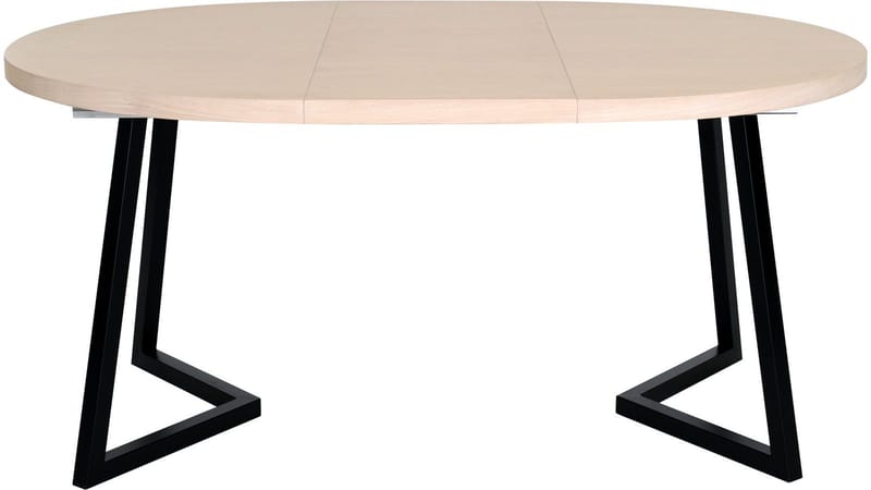 Matbord Brisjö inkl 2 Tillägg Ø120 - 200 cm - Vitpigmenterad - Möbler - Matplats - Matbord & köksbord