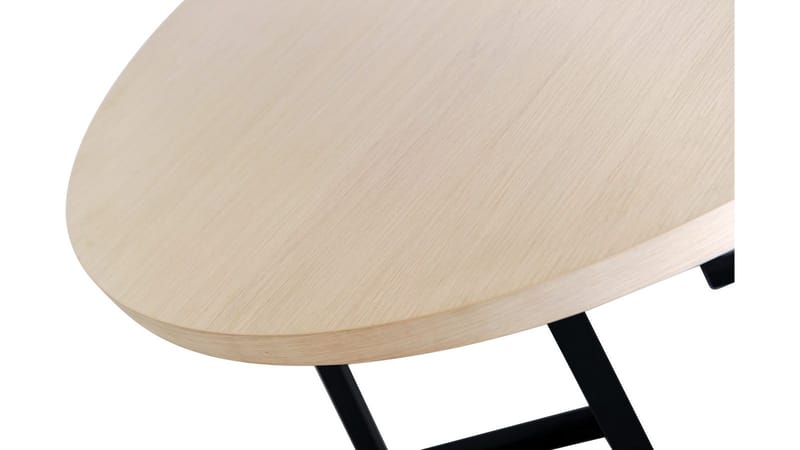 Matbord Brisjö inkl 2 Tillägg Ø120 - 200 cm - Vitpigmenterad - Möbler - Matplats - Matbord & köksbord