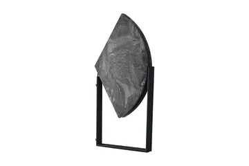 Buluca Runt Matbord 100 cm i Trä med Marmor- och Metallutseende - Mörkgrå - Möbler - Matplats - Matbord & köksbord
