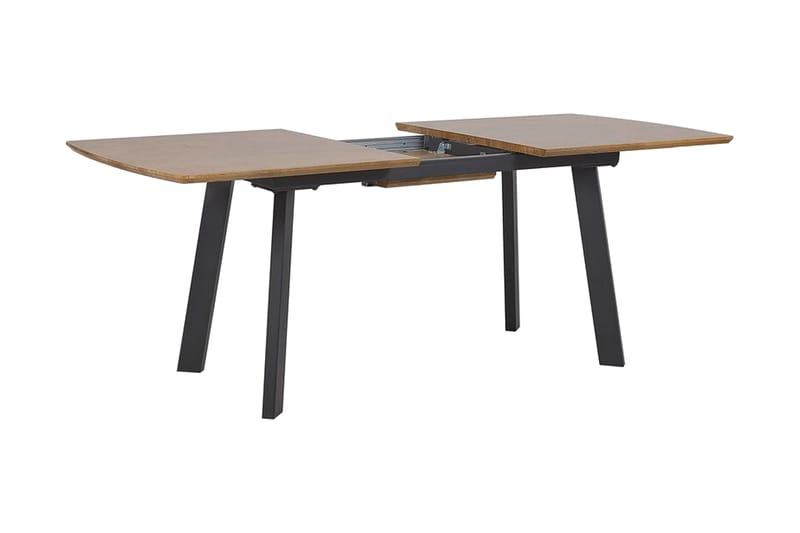 CABULA Matbord 200 cm Natur/Svart - Möbler - Matplats - Matbord & köksbord