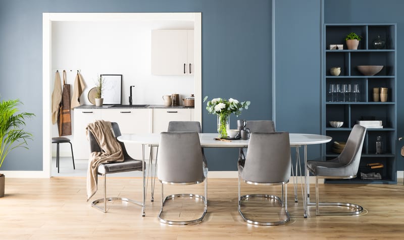 CADI Matbord 180 Oval med 2 Tilläggsskivor Vit - Möbler - Matplats - Matbord & köksbord