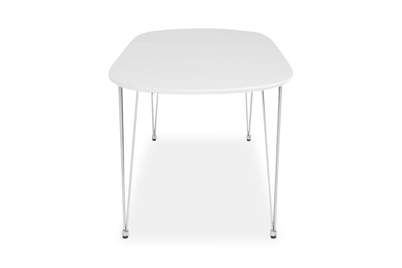 CADI Matbord 180 Oval med 2 Tilläggsskivor Vit - Bord - Matbord & köksbord