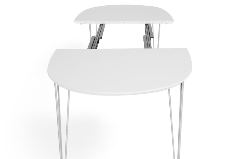 CADI Matbord 180 Oval med 2 Tilläggsskivor Vit - Möbler - Matplats - Matbord & köksbord