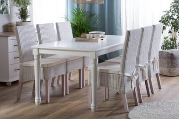 Cary Rektangulärt Matbord 180 cm i Trä - Vit - Möbler - Matplats - Matbord & köksbord