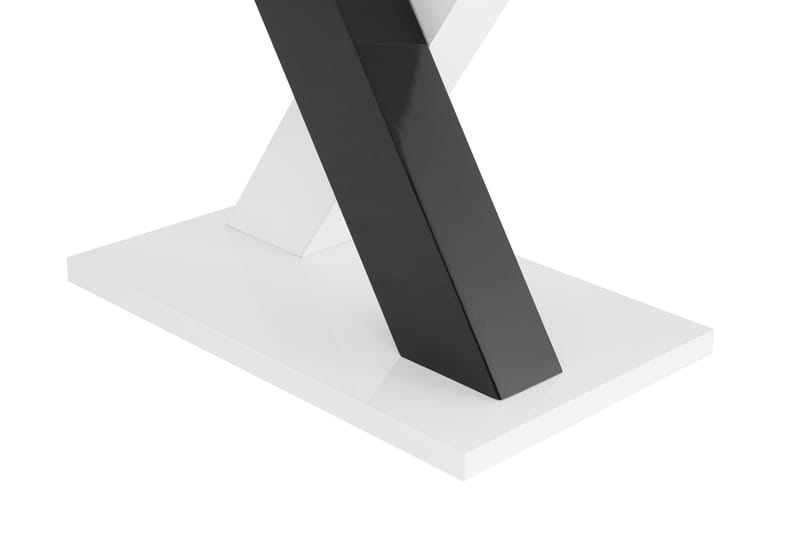 Cesi Rektangulärt Matbord 140 cm i Målat Trä - Vit / Svart - Möbler - Matplats - Matbord & köksbord