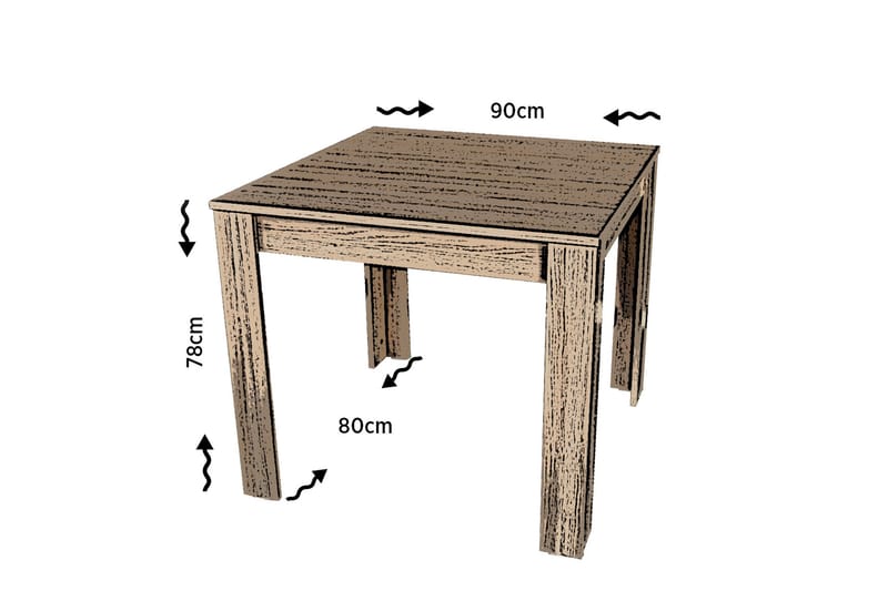 Comfortale Bord - Brun - Möbler - Matplats - Matbord & köksbord