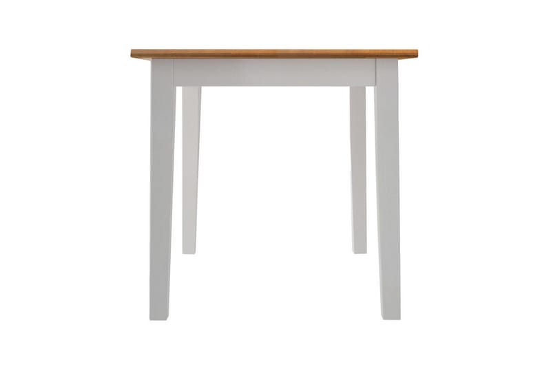 Matbord Dakota Vit/Honung - Vit/Honung - Möbler - Matplats - Matbord & köksbord