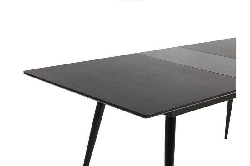 DANBUR Matbord 200 cm Hopfällbart Svart - Möbler - Matplats - Matbord & köksbord