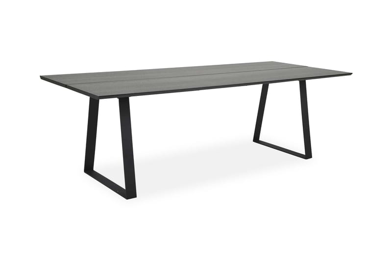 Delera Rektangulärt Matbord 190 cm i Trä med Ask- och Metallutseende - Svart - Möbler - Matplats - Matbord & köksbord