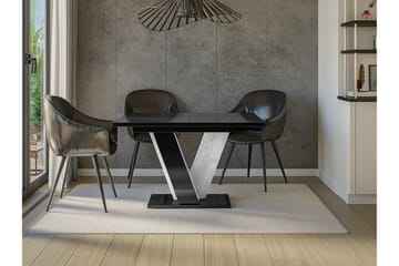 Denogal Matbord 90 cm Black high gloss - Möbler - Matplats - Matbord & köksbord