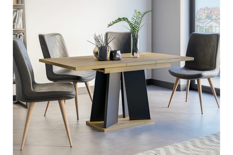 Denogal Matbord 90 cm Svart - Möbler - Matplats - Matbord & köksbord