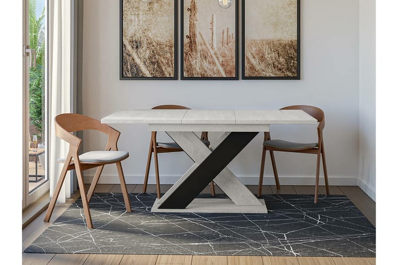 Denogal Matbord 90 cm Svart - Möbler - Matplats - Matbord & köksbord