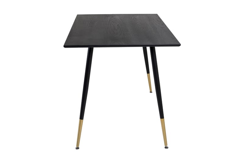 Dipp Rektangulärt Matbord 120 cm med Valnöts- och Metallutseende - Svart - Möbler - Matplats - Matbord & köksbord