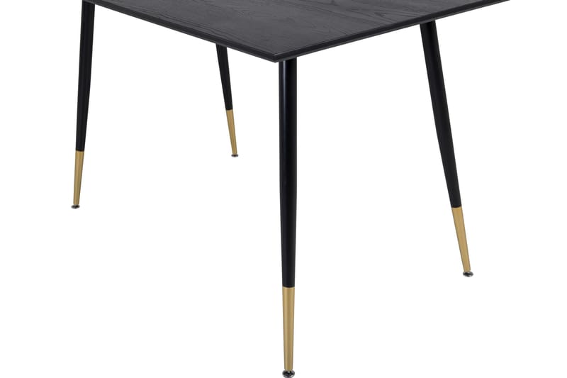 Dipp Rektangulärt Matbord 120 cm med Valnöts- och Metallutseende - Svart - Möbler - Matplats - Matbord & köksbord