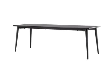 Ellis Stort Rektangulärt Matbord 230 cm med Metallutseende - Svart - Möbler - Matplats - Matbord & köksbord