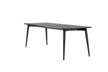 Ellis Stort Rektangulärt Matbord 230 cm med Metallutseende - Svart - Möbler - Matplats - Matbord & köksbord