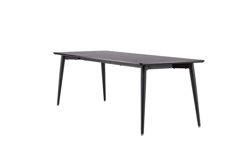 Ellis Stort Rektangulärt Matbord 230 cm med Metallutseende - Svart - Möbler - Matplats - Matbord & köksbord