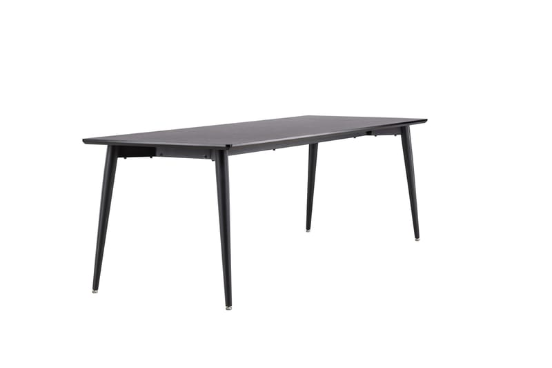 Ellis Stort Rektangulärt Matbord 230 cm med Metallutseende - Svart - Möbler - Matplats - Matbord & köksbord