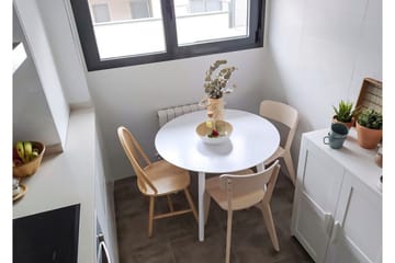 Emeroo Matbord 100 cm - Vit - Möbler - Matplats - Matbord & köksbord