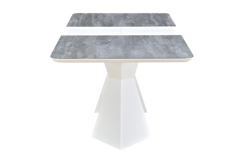 ERA Förlängningbart Matbord 160 Glas Vit - Bord - Matbord & köksbord