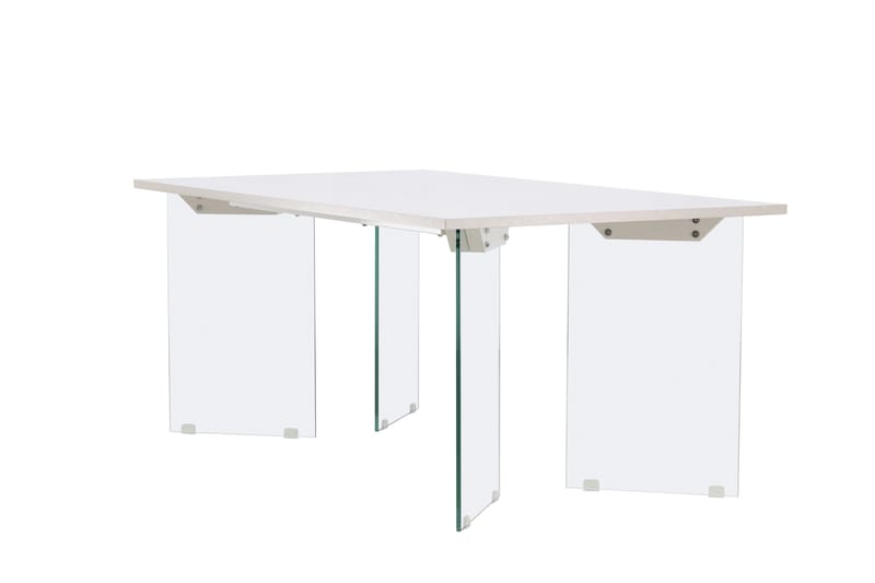 Ester Rektangulärt Matbord 180 cm med Betongutseende - Ljusgrå - Möbler - Matplats - Matbord & köksbord