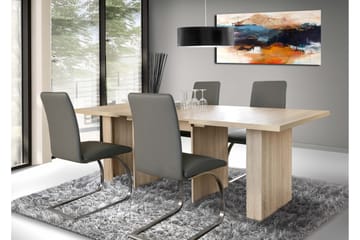 Ethelyne Utdragbart Rektangulärt Matbord 140 cm i Ek - Brun - Möbler - Matplats - Matbord & köksbord