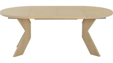 Matbord Fjorden Med 2 tillägg 105 cm - Vitpigmenterad - Möbler - Matplats - Matbord & köksbord