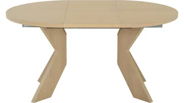 Matbord Fjorden Med 2 tillägg 105 cm - Vitpigmenterad - Möbler - Matplats - Matbord & köksbord