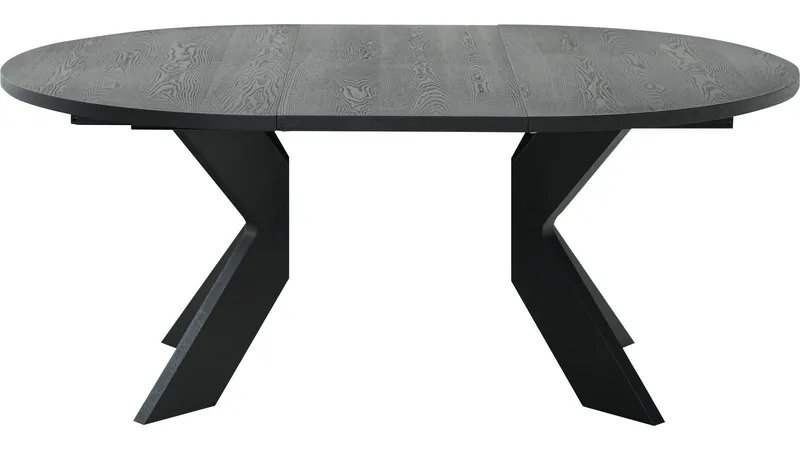 Matbord Fjorden Med 2 tillägg 130 cm - Svart - Möbler - Matplats - Matbord & köksbord