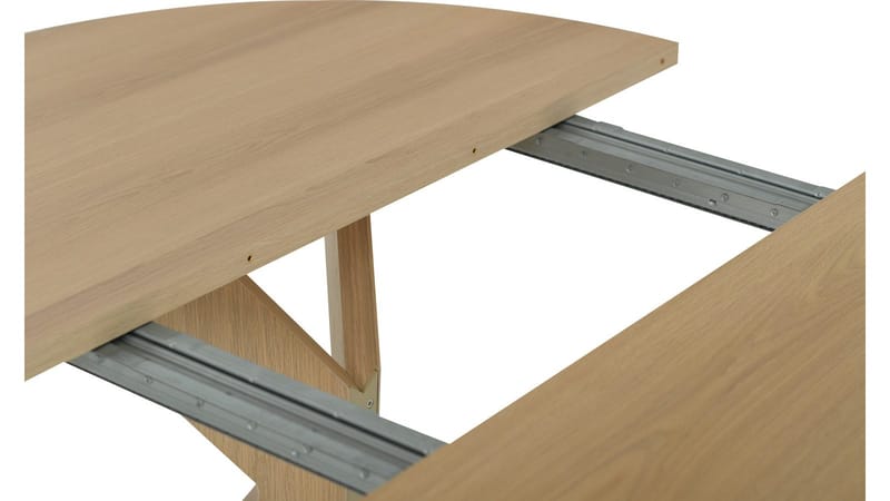 Matbord Fjorden Med 2 tillägg 130 cm - Vitpigmenterad - Möbler - Matplats - Matbord & köksbord