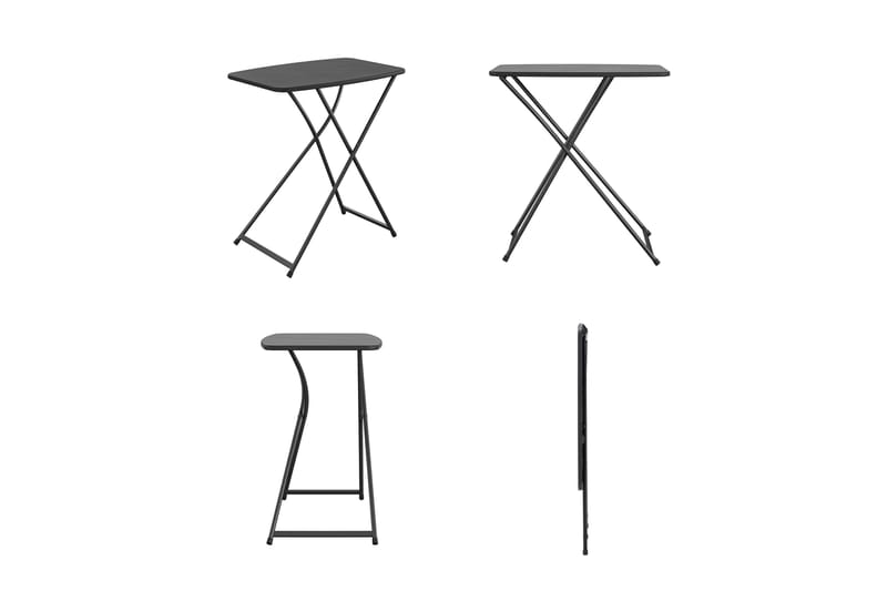 Fold Away Matbord 66 cm Svart 2-pack - Dorel Home - Möbler - Matplats - Matbord & köksbord