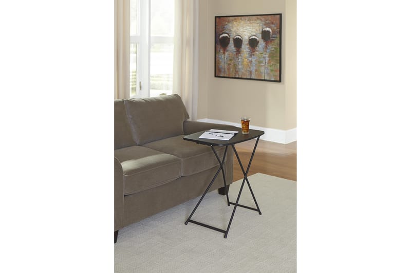 Fold Away Matbord 66 cm Svart 2-pack - Dorel Home - Möbler - Matplats - Matbord & köksbord