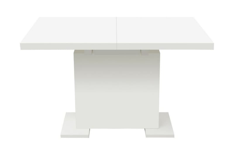 Förlängningsbart matbord högglans vit - Vit - Möbler - Matplats - Matbord & köksbord