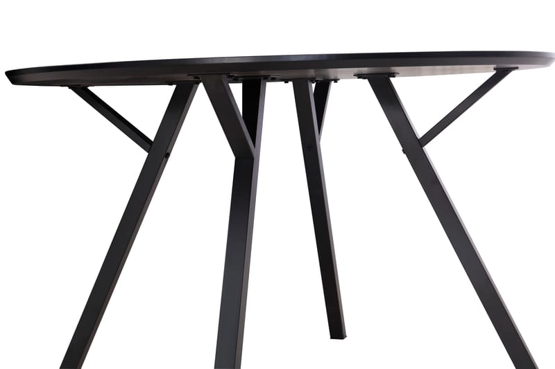 GABAL Matbord 120 cm Brun/Svart - Möbler - Matplats - Matbord & köksbord