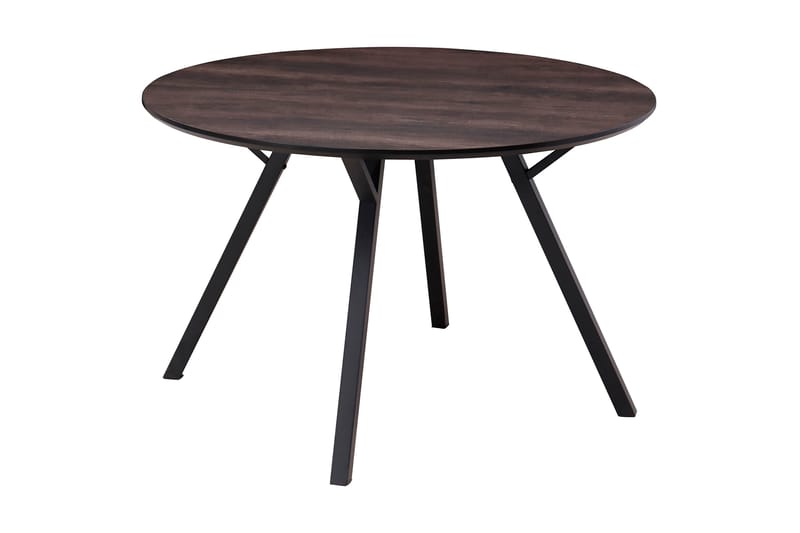 GABAL Matbord 120 cm Brun/Svart - Möbler - Matplats - Matbord & köksbord