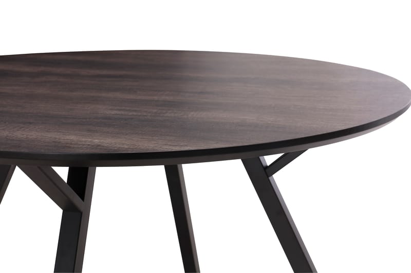 GABAL Matbord 120 cm Brun/Svart - Möbler - Matplats - Matbord & köksbord