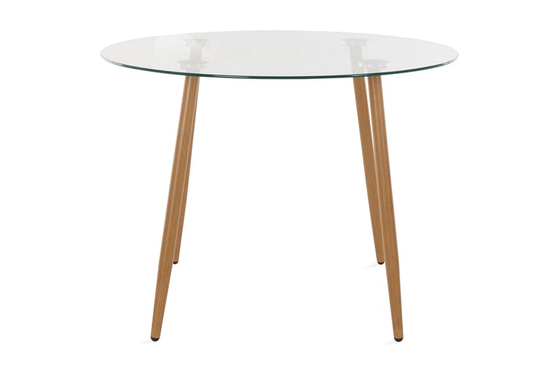 GABOR Matbord 100 Runt Glas Brun