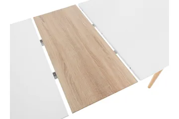 Gaeta Matbord Ovalt 160 cm - Vit/Natur - Möbler - Matplats - Matbord & köksbord