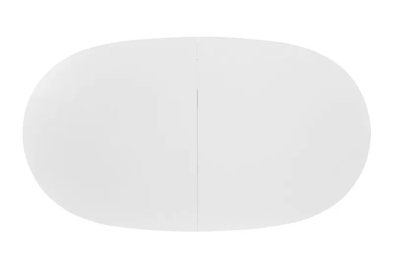 Gaeta Matbord Ovalt 160 cm - Vit/Natur - Möbler - Matplats - Matbord & köksbord