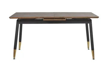 Galice Matbord 200 cm - Natur/Svart/Guld - Möbler - Matplats - Matbord & köksbord