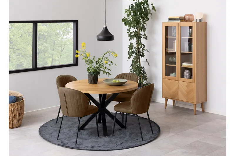 Ganesh Matbord 120 cm Rund - Natural - Möbler - Matplats - Matbord & köksbord