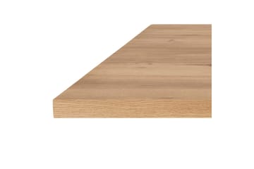 Ganesh Stort Rektangulärt Matbord 220 cm med Trä- och Ekutseende - Svart|Beige - Möbler - Matplats - Matbord & köksbord