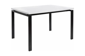 Geronimo Rektangulärt Matbord 120 cm i Trä med Metallutseende - Vit - Möbler - Matplats - Matbord & köksbord