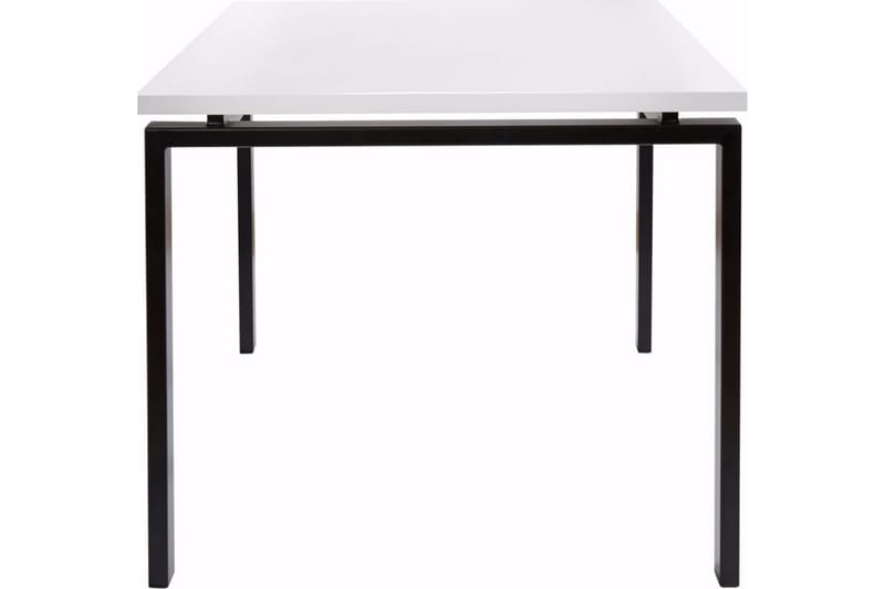 Geronimo Rektangulärt Matbord 120 cm i Trä med Metallutseende - Vit - Möbler - Matplats - Matbord & köksbord
