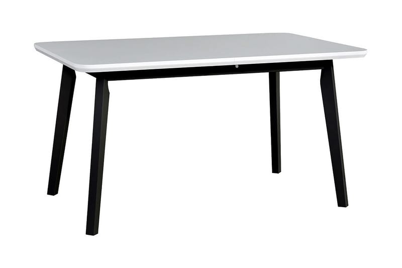 GRAVEL I Matbord 140 Vit/Svart - Vit/Svart - Möbler - Matplats - Matbord & köksbord
